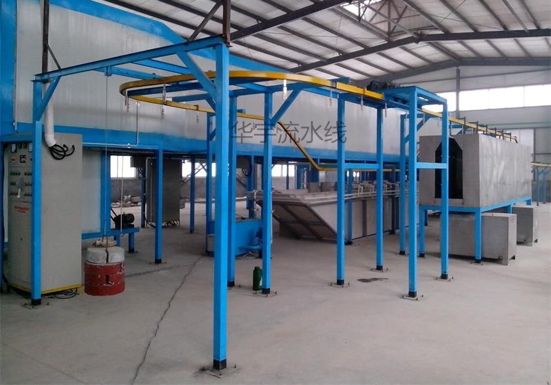 噴（pēn）塗流水線