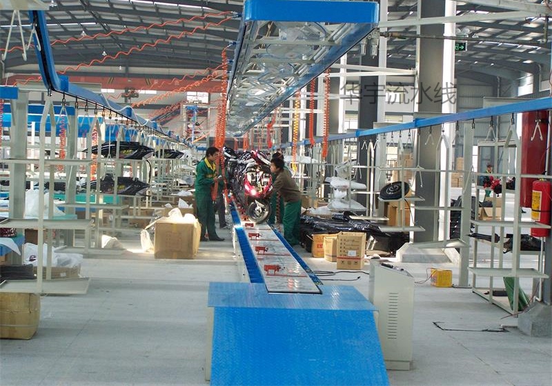 電動車組裝流水線